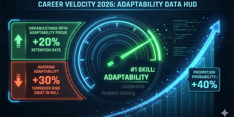 Career Velocity 2026 Aaptability Data Hud Infographic Career Velocity 2026 Aaptability Data Hud Infographic