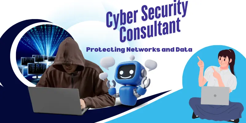 Cyber Security Consultant Digital Protection Cybersecurity consultant safeguarding business data and networks with advanced security tools and technologies.