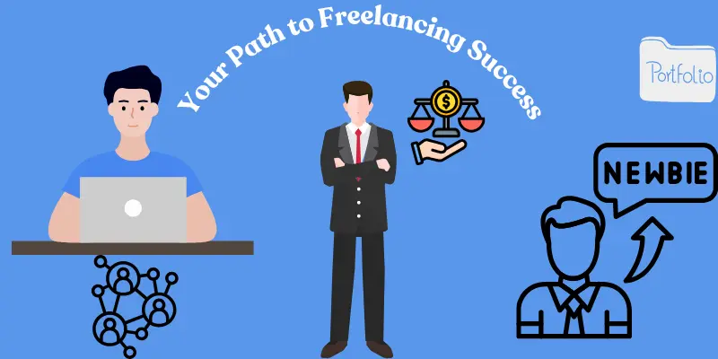 Path To Freelancing Success Established Newbie Portfolio Freelancers on their path to success: established professionals, newbies, and portfolio building for freelancing