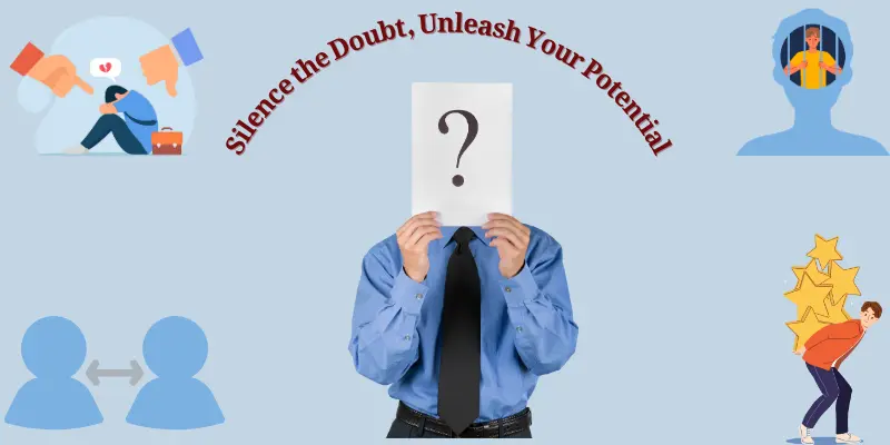 Understanding Roots Self Doubt Causes Impact Visual representation of self-doubt causes including inner critic, social comparison, perfectionism, and indecisiveness.